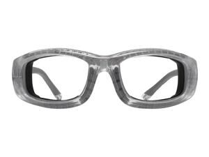 PENTAX ZT55 CRYSTAL WITH GRAY TRIM SAFETY SPORT EYEGLASSES SUNGLASSES 57-17-130